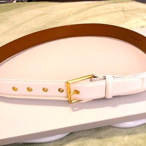 CHAPS BELT-womens/white